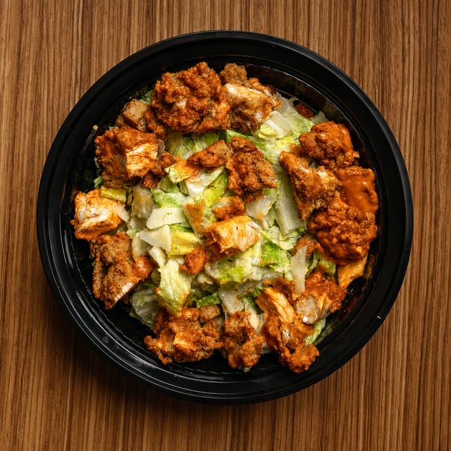Buffalo Chicken Caesar Salad.